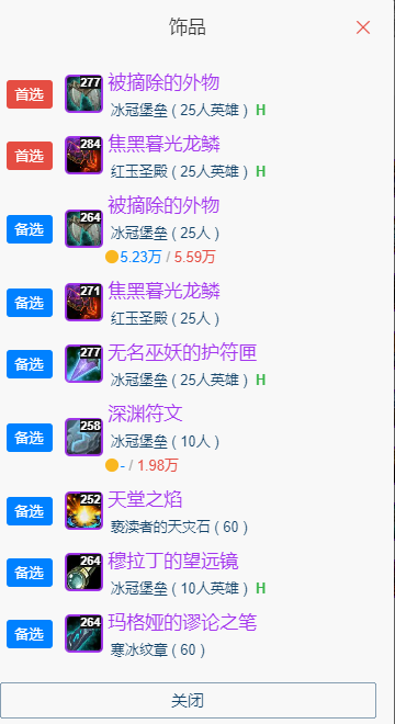魔兽世界wlkP5奥法BIS装备宝石附魔推荐