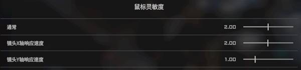 解限机鼠标灵敏度设置推荐