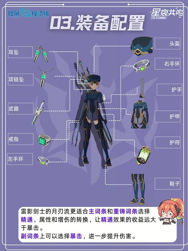 星痕共鸣雷影剑士月刃流培养攻略
