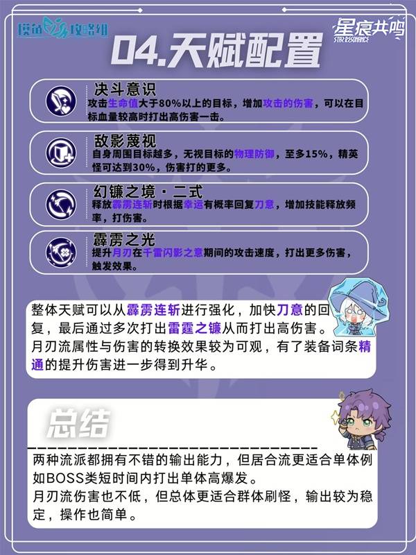 星痕共鸣雷影剑士月刃流培养攻略