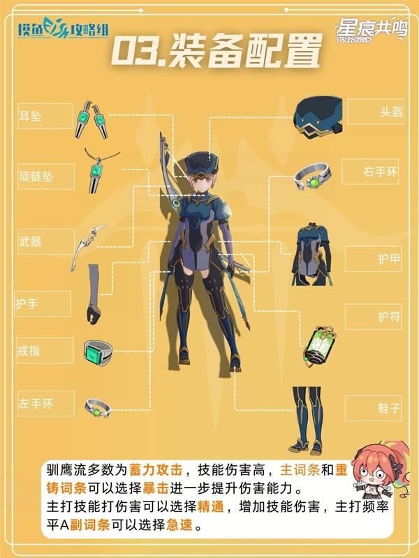 星痕共鸣神射手驯鹰流培养攻略