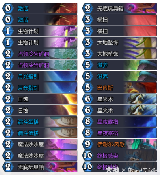 炉石传说8月巴风德卡组代码推荐2025