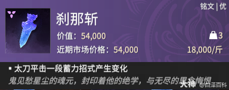 永劫无间摸金模式刹那斩铭文效果一览