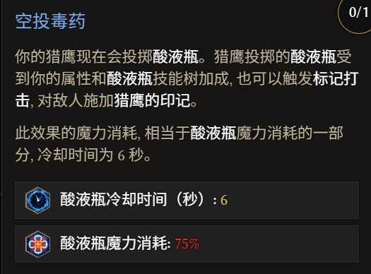 最后纪元S3游侠转职驯鹰火酸液瓶流怎么玩