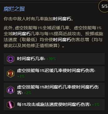 最后纪元S3虚空转职时空腐朽BD推荐