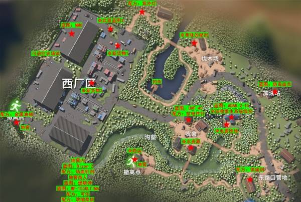 逃离鸭科夫全地图收集攻略