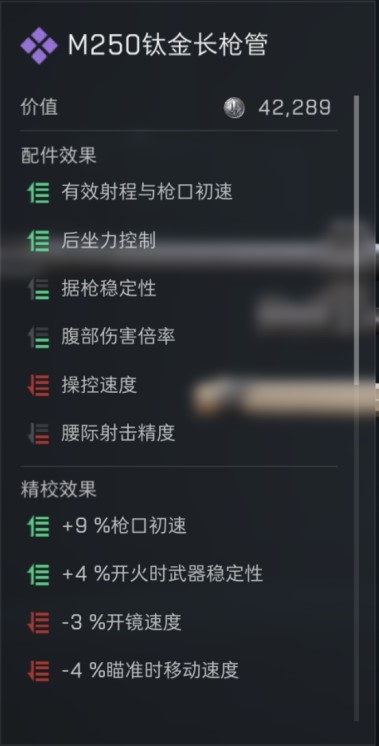 三角洲行动s7赛季M250改枪方案