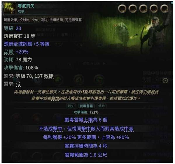 流放之路2 0.4追猎者冰与毒连动BD推荐