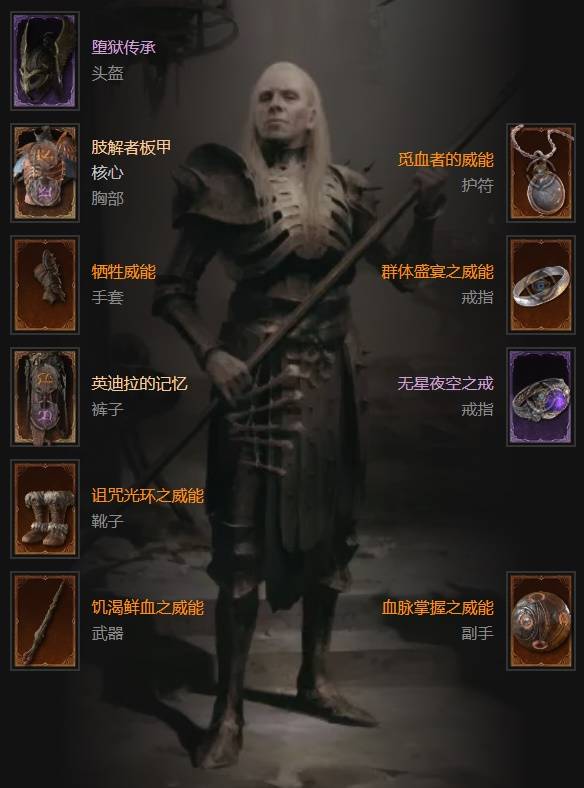 暗黑4S11血矛死灵BD推荐