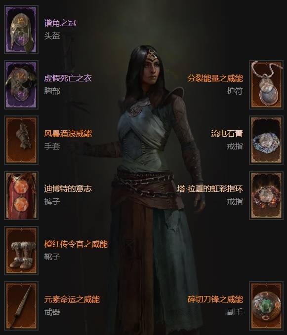 暗黑4S11法师闪电矛开荒BD推荐