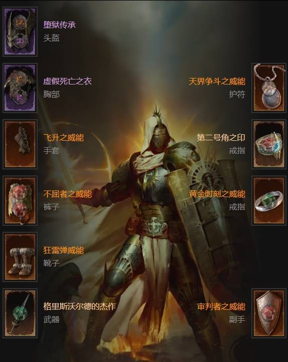 暗黑4S11飞盾净化审判骑士BD推荐