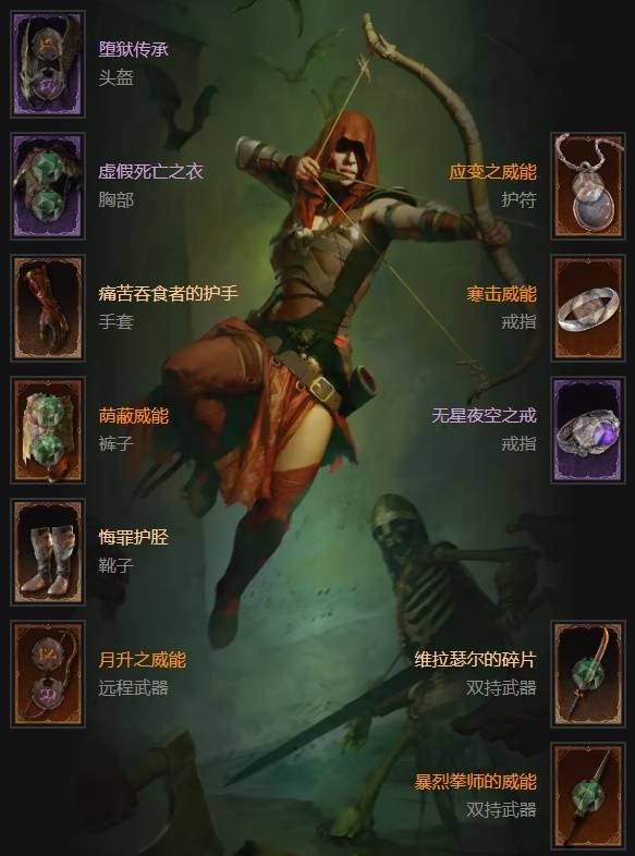 暗黑4S11寒冰灌魔觅心箭BD推荐