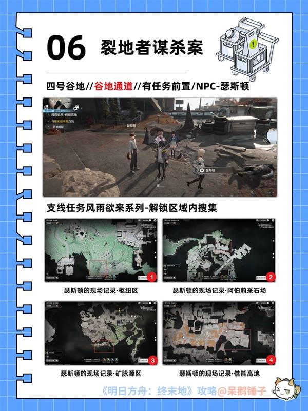 明日方舟终末地情报档案收集攻略
