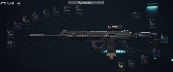 三角洲行动s8赛季M7改枪方案